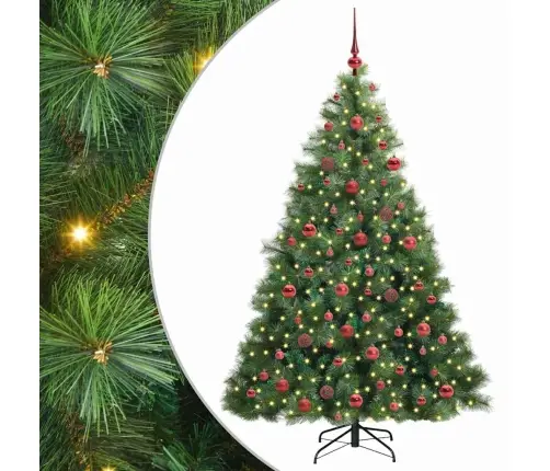 Mākslīgā Ziemassvētku Eglīte Su 300 Led Zaļa 180 Cm Pe Un Pvc Vidaxl