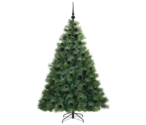 Tehisjõulupuu Koos 300 Led-Iga Roheline 180 Cm Pe Ja Pvc