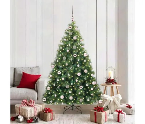 Mākslīgā Ziemassvētku Eglīte Su 300 Led Zaļa 180 Cm Pe Un Pvc Vidaxl