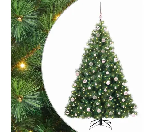 Mākslīgā Ziemassvētku Eglīte Su 300 Led Zaļa 180 Cm Pe Un Pvc Vidaxl