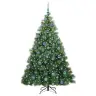 Tehisjõulupuu Koos 300 Led-Iga Roheline 180 Cm Pe Ja Pvc