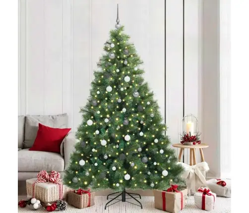 Dirbtinė Kalėdų Eglutė Su 300 Led Žalia 210 Cm Pe Ir Pvc Dirbtinė Kalėdų Eglutė Su 300 Led Žalia 210 Cm Pe Ir Pvc