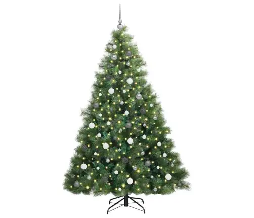 Dirbtinė Kalėdų Eglutė Su 300 Led Žalia 210 Cm Pe Ir Pvc Dirbtinė Kalėdų Eglutė Su 300 Led Žalia 210 Cm Pe Ir Pvc