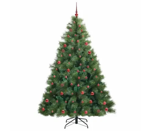 Mākslīgā Ziemassvētku Eglīte Su 300 Led Zaļa 210 Cm Pe Un Pvc Vidaxl