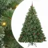 Mākslīgā Ziemassvētku Eglīte Su 300 Led Zaļa 210 Cm Pe Un Pvc Vidaxl