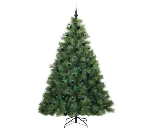 Tehisjõulupuu Koos 300 Led-Iga Roheline 210 Cm Pe Ja Pvc