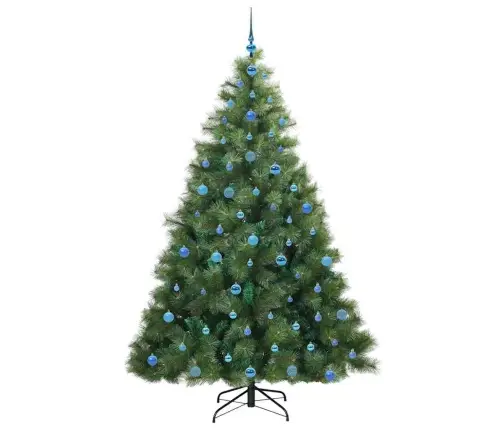 Mākslīgā Ziemassvētku Eglīte Su 300 Led Zaļa 210 Cm Pe Un Pvc Vidaxl