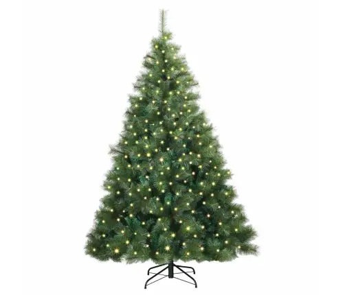 Tehisjõulupuu Koos 300 Led-Iga Roheline 240 Cm Pe Ja Pvc