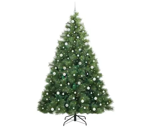 Mākslīgā Ziemassvētku Eglīte Su 300 Led Zaļa 240 Cm Pe Un Pvc Vidaxl