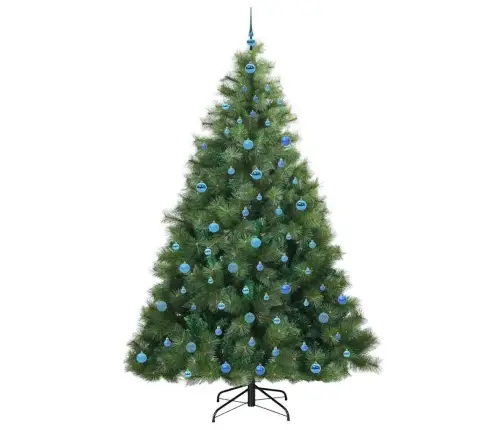 Tehisjõulupuu Koos 300 Led-Iga Roheline 240 Cm Pe Ja Pvc