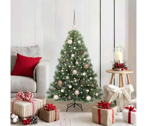 Tehisjõulupuu Koos 150 Led-Iga Roheline 120 Cm Pe Ja Pvc Tehisjõulupuu Koos 150 Led-Iga Roheline 120 Cm Pe Ja Pvc