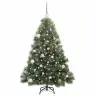 Mākslīgā Ziemassvētku Eglīte Su 150 Led Zaļa 150 Cm Pe Un Pvc Vidaxl