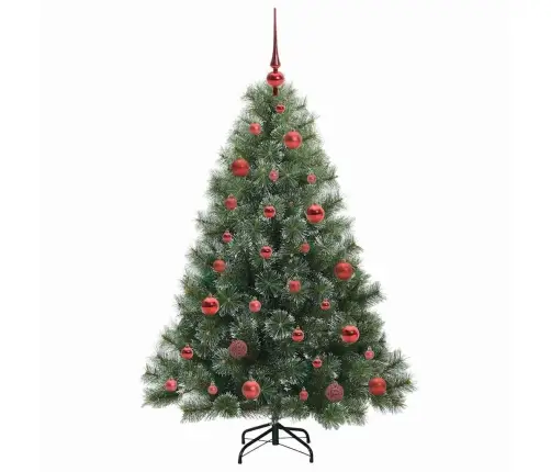 Dirbtinė Kalėdų Eglutė Su 150 Led Žalia 150 Cm Pe Ir Pvc