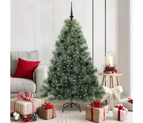 Mākslīgā Ziemassvētku Eglīte Su 150 Led Zaļa 150 Cm Pe Un Pvc Vidaxl