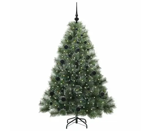 Mākslīgā Ziemassvētku Eglīte Su 150 Led Zaļa 150 Cm Pe Un Pvc Vidaxl