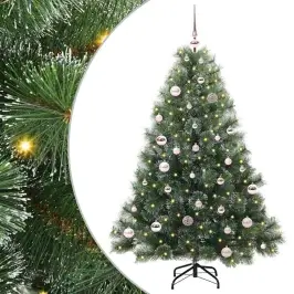 Mākslīgā Ziemassvētku Eglīte Su 150 Led Zaļa 150 Cm Pe Un Pvc Vidaxl Mākslīgā Ziemassvētku Eglīte Su 150 Led Zaļa 150 Cm Pe Un Pvc Vidaxl