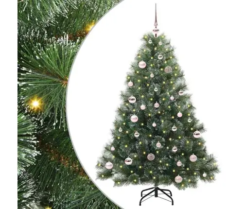 Mākslīgā Ziemassvētku Eglīte Su 150 Led Zaļa 150 Cm Pe Un Pvc Vidaxl