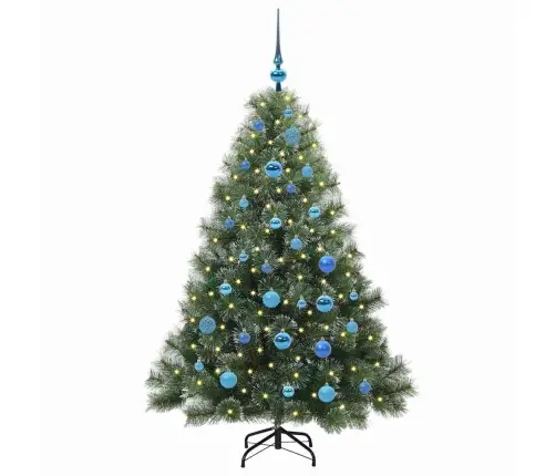 Mākslīgā Ziemassvētku Eglīte Su 150 Led Zaļa 150 Cm Pe Un Pvc Vidaxl