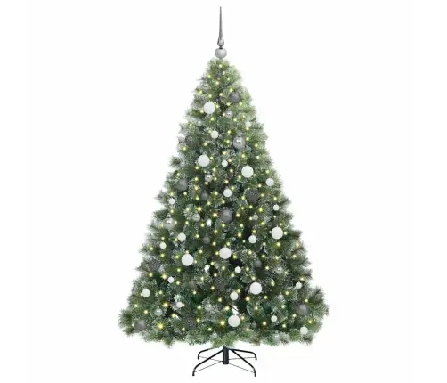 Mākslīgā Ziemassvētku Eglīte Su 300 Led Zaļa 180 Cm Pe Un Pvc Vidaxl