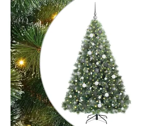 Mākslīgā Ziemassvētku Eglīte Su 300 Led Zaļa 180 Cm Pe Un Pvc Vidaxl