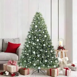 Tehisjõulupuu Koos 300 Led-Iga Roheline 180 Cm Pe Ja Pvc