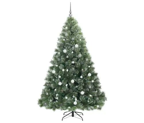 Mākslīgā Ziemassvētku Eglīte Su 300 Led Zaļa 210 Cm Pe Un Pvc Vidaxl