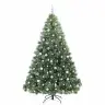 Mākslīgā Ziemassvētku Eglīte Su 300 Led Zaļa 210 Cm Pe Un Pvc Vidaxl