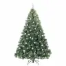 Mākslīgā Ziemassvētku Eglīte Su 300 Led Zaļa 210 Cm Pe Un Pvc Vidaxl