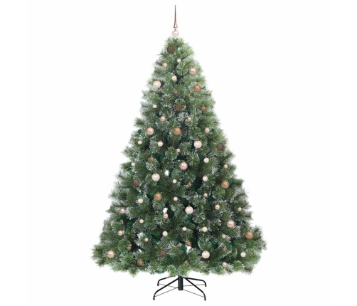 Tehisjõulupuu Koos 300 Led-Iga Roheline 240 Cm Pe Ja Pvc