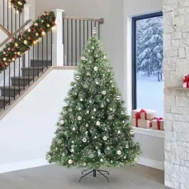 Mākslīgā Ziemassvētku Eglīte Su 300 Led Zaļa 240 Cm Pe Un Pvc Vidaxl