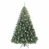 Mākslīgā Ziemassvētku Eglīte Su 300 Led Zaļa 240 Cm Pe Un Pvc Vidaxl