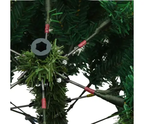 Dirbtinė Kalėdų Eglutė Su 300 Led Žalia 240 Cm Pe Ir Pvc