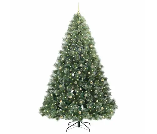 Mākslīgā Ziemassvētku Eglīte Su 300 Led Zaļa 240 Cm Pe Un Pvc Vidaxl