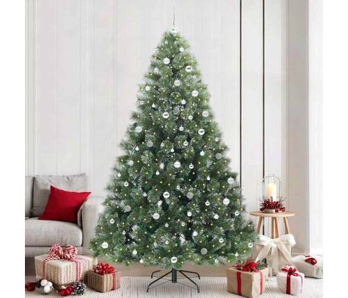 Mākslīgā Ziemassvētku Eglīte Su 300 Led Zaļa 240 Cm Pe Un Pvc Vidaxl