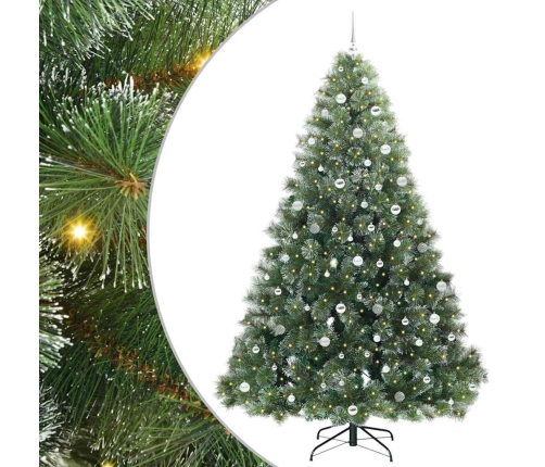 Mākslīgā Ziemassvētku Eglīte Su 300 Led Zaļa 240 Cm Pe Un Pvc Vidaxl