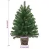 Mākslīgā Ziemassvētku Eglīte Zaļa 75 Cm Pvc, Pe Un Tērauds Vidaxl