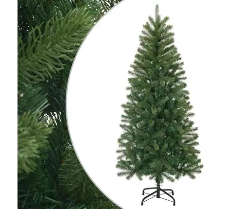 Dirbtinė Kalėdų Eglutė S Stovu Žalia 120 Cm Pvc, Pe Ir Plienas