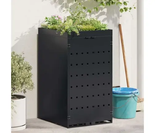 Ratta-Äärne Prügikonteiner Koos Istutuskatuses 240L Üksiku Jaoks