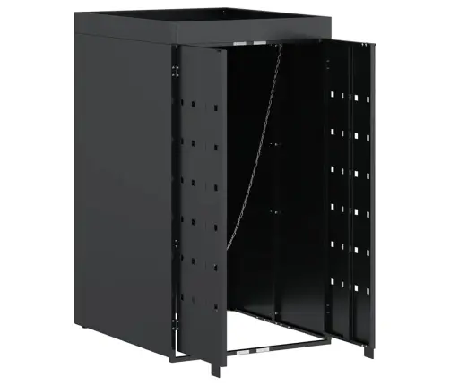 Ratiņu Atkritumu Uzglabāšana Ar Stādītāja Jumtu Vienam 240L Konteineram Vidaxl