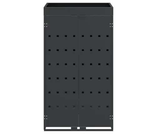 Ratiņu Atkritumu Uzglabāšana Ar Stādītāja Jumtu Vienam 240L Konteineram Vidaxl