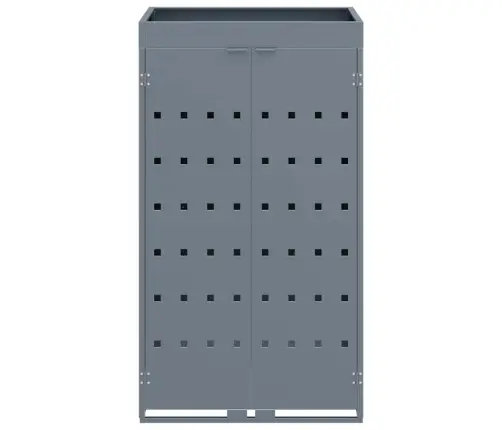 Šiukšlių Konteinerio Laikymas Su Augalų Stogu Vienam 240L Konteineriui