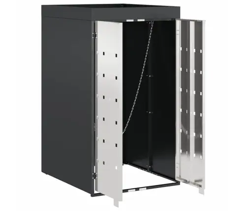 Riteņu Konteinera Uzglabāšana Ar Stādītāja Jumtu 240L Konteineram Vidaxl