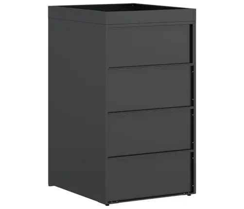 Riteņu Konteinera Uzglabāšana Ar Stādītāja Jumtu 240L Konteineram Vidaxl