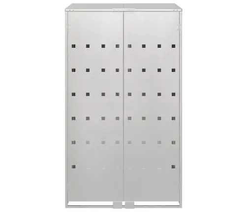 Riteņu Konteinera Uzglabāšana Ar Gāzes Pacelšanas Vāku 240L Konteineram Vidaxl