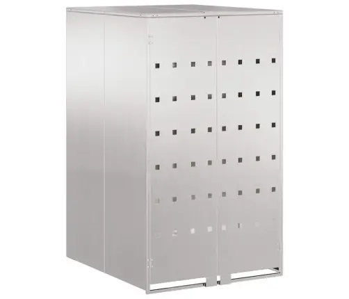 Riteņu Konteinera Uzglabāšana Ar Gāzes Pacelšanas Vāku 240L Konteineram Vidaxl