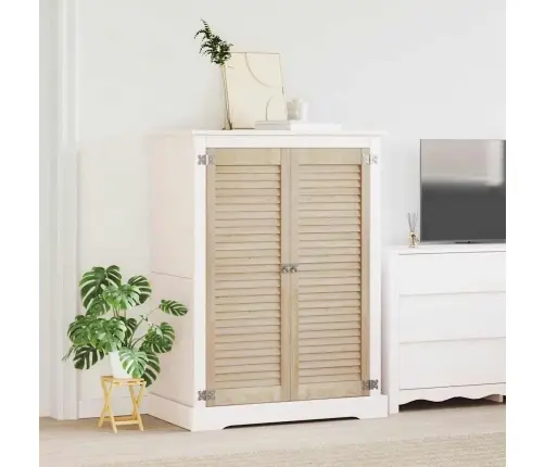 Kappi Uks 2 Pcs Neutraalne 140.5 X 2 X 59.5 Cm Tahke Mänd