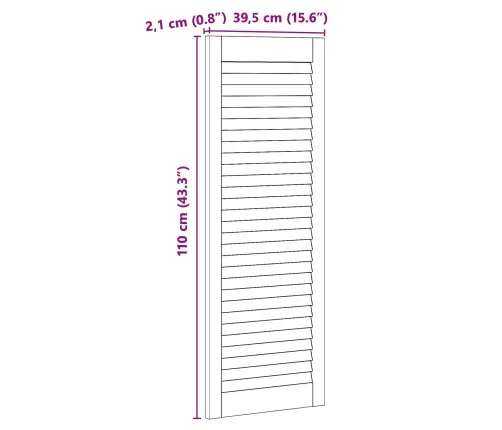 Kappi Uks 2 Pcs Neutraalne 140.5 X 2 X 59.5 Cm Tahke Mänd