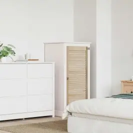 Kabeļa Durvis Dabiska 140.5 X 2 X 59.5 Cm Ciets Priedes Koks Vidaxl