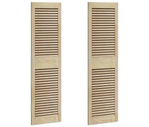 Skapju Durvis Cits Ar Durvīm 2 Pcs Brūna 140.5 X 39.5 X 2.1 Cm Vidaxl