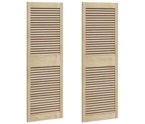 Skapju Durvis Cits Ar Durvīm 2 Pcs Brūna 140.5 X 49.5 X 2.1 Cm Vidaxl